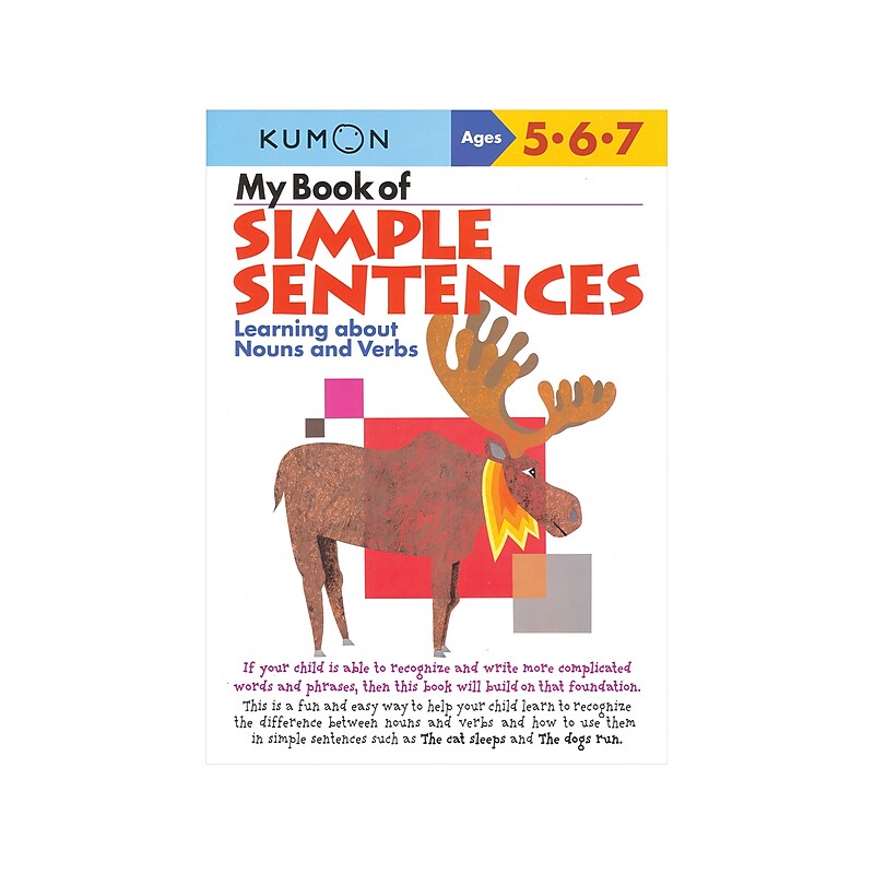My Book of Simple Sentences Learning about Nouns and Verbs, Printed Book (9781933241050) image 1