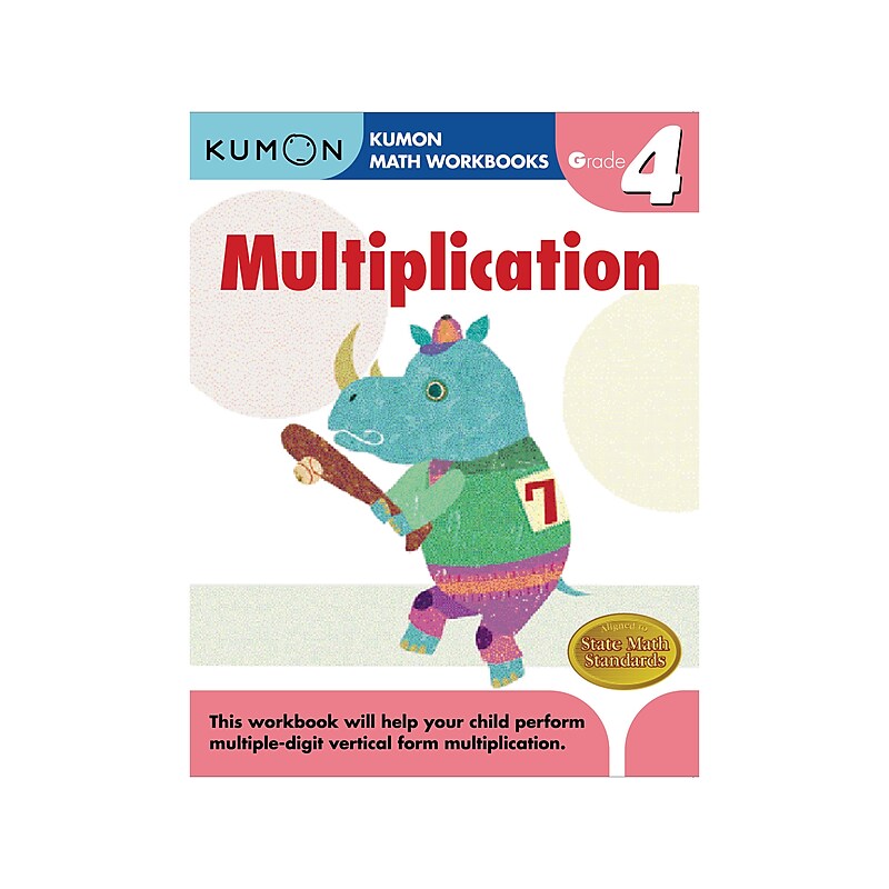 Grade 4 Multiplication, Printed Book (9781933241562) image 1