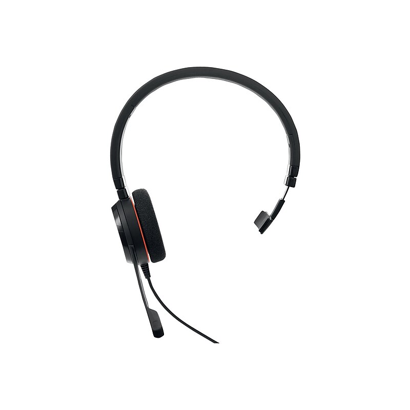 Jabra Evolve 20 UC Mono Noise Canceling On Ear Phone & Computer Headset, Black (4993-829-289) image 1