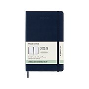 2022-2023 Moleskine 5.12" x 8.27" Academic & Calendar Weekly Diary/Planner, Sapphire Blue (851168)