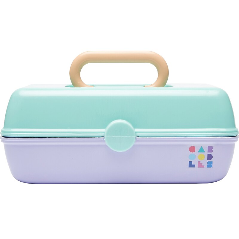 Caboodle Pretty In Petite Carrying Case, Seafoam/Lilac (CAB53021B) image 1