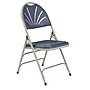 NPS 1100 Series Deluxe Fan Back With Triple Brace Double Hinge Folding Chair, Dark Blue, 4 (1115/4)~#|#~sp160038409_sc7