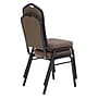 National Public Seating 9300 Series Deluxe Fabric Upholstered Stack Chair, Natural Taupe/Black Sandtex, 2/Pack (9378-BT/2)~#|#~sp160038419_sc7