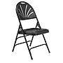 National Public Seating 1100 Series Polyfold Fan Back Triple Brace Double Hinge Folding Chairs, Black, 4/Pack (1110/4)~#|#~sp160038569_sc7