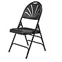 National Public Seating 1100 Series Polyfold Fan Back Triple Brace Double Hinge Folding Chairs, Black, 4/Pack (1110/4)~#|#~sp160038570_sc7