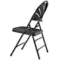 National Public Seating 1100 Series Polyfold Fan Back Triple Brace Double Hinge Folding Chairs, Black, 4/Pack (1110/4)~#|#~sp160038572_sc7
