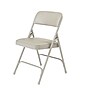 NPS 1200 Series Premium Vinyl Padded Folding Chair, Warm Grey/Grey, 4/Pack (1202/4)~#|#~sp160038580_sc7