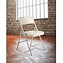 NPS 1200 Series Premium Vinyl Padded Folding Chair, Warm Grey/Grey, 4/Pack (1202/4)~#|#~sp160038585_sc7