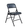 NPS 1200 Series Premium Vinyl Padded Folding Chair, Dark Midnight Blue/Char-Blue, 4/Pack (1204/4)~#|#~sp160038587_sc7