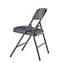 NPS 1200 Series Premium Vinyl Padded Folding Chair, Dark Midnight Blue/Char-Blue, 4/Pack (1204/4)~#|#~sp160038590_sc7