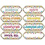 Ashley Productions Magnetic Die-Cut Timesavers & Labels, Confetti Classroom Subjects, 8 Per Pack, 6 Packs (ASH19007-6)~#|#~sp160101274_sc7