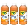 Crayola Washable Finger Paint, Orange, 16 oz. Bottle, Pack of 3 (BIN131636-3)~#|#~sp160101286_sc7