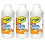 Crayola Washable Finger Paint, White, 16 oz. Bottle, Pack of 3 (BIN131653-3)~#|#~sp160101294_sc7