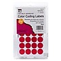 Charles Leonard Color Coding Labels, 3/4", Red, 1000/Pack, 12 Packs (CHL45130-12)~#|#~sp160101380_sc7