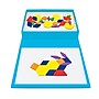 Junior Learning® Rainbow Pattern Blocks, Magnetic, Assorted Colors, 100 Pieces (JRL613)~#|#~sp160101683_sc7