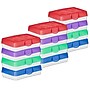 Storex Plastic Latch Pencil Cases, Assorted Colors, 12/Bundle (STX61605U12C-12)~#|#~sp160102679_sc7
