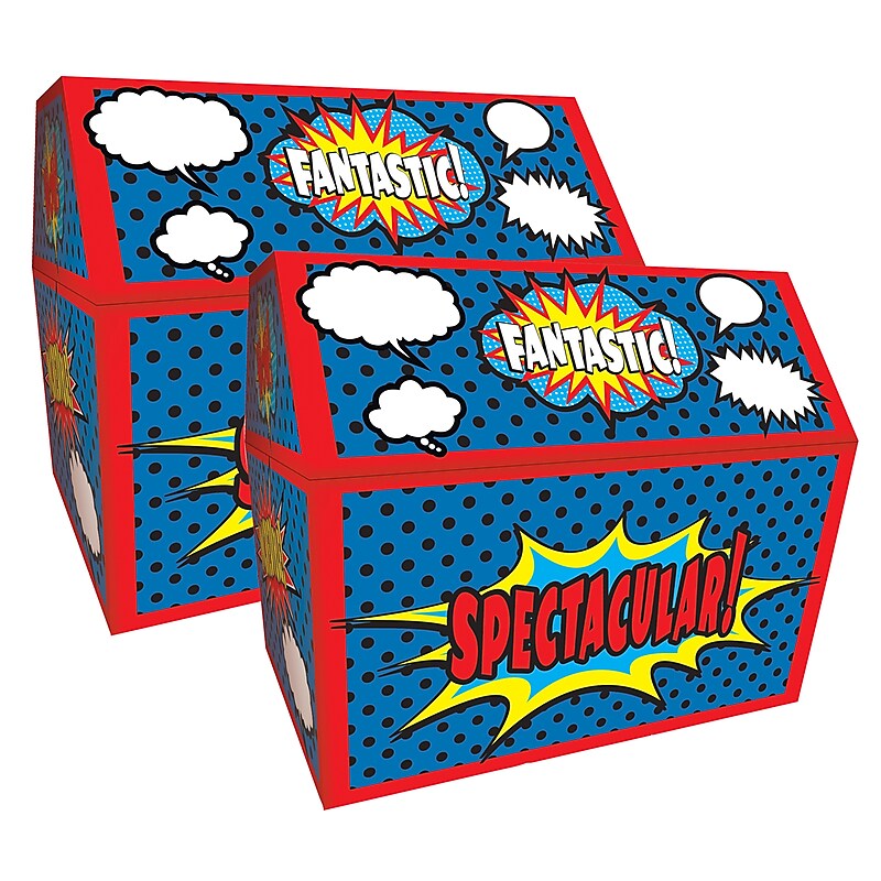 Teacher Created Resources Superhero Chest, Pack of 2 (TCR5160-2) image 1