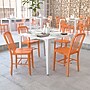 Flash Furniture Colorful Restaurant Chair, Orange, 2 Pack (2CH6120018OR)~#|#~sp160198834_sc7