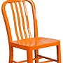 Flash Furniture Colorful Restaurant Chair, Orange, 2 Pack (2CH6120018OR)~#|#~sp160198841_sc7