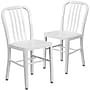 Flash Furniture Colorful Restaurant Chair, White, 2 Pack (2CH6120018WH)~#|#~sp160198879_sc7