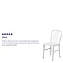 Flash Furniture Colorful Restaurant Chair, White, 2 Pack (2CH6120018WH)~#|#~sp160198888_sc7