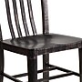 Flash Furniture Colorful Restaurant Chair, Black-Antique Gold, 2 Pack (2CH6120018BQ)~#|#~sp160198910_sc7