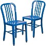 Flash Furniture Colorful Restaurant Chair, Blue, 2 Pack (2CH6120018BL)~#|#~sp160198988_sc7