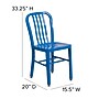 Flash Furniture Colorful Restaurant Chair, Blue, 2 Pack (2CH6120018BL)~#|#~sp160198999_sc7