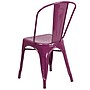 Flash Furniture Colorful Restaurant Chair, Purple, 4 Pack (4ET3534PUR)~#|#~sp160199100_sc7