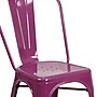 Flash Furniture Colorful Restaurant Chair, Purple, 4 Pack (4ET3534PUR)~#|#~sp160199101_sc7