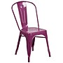 Flash Furniture Colorful Restaurant Chair, Purple, 4 Pack (4ET3534PUR)~#|#~sp160199102_sc7