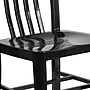 Flash Furniture Colorful Restaurant Chair, Black, 2 Pack (2CH6120018BK)~#|#~sp160199146_sc7