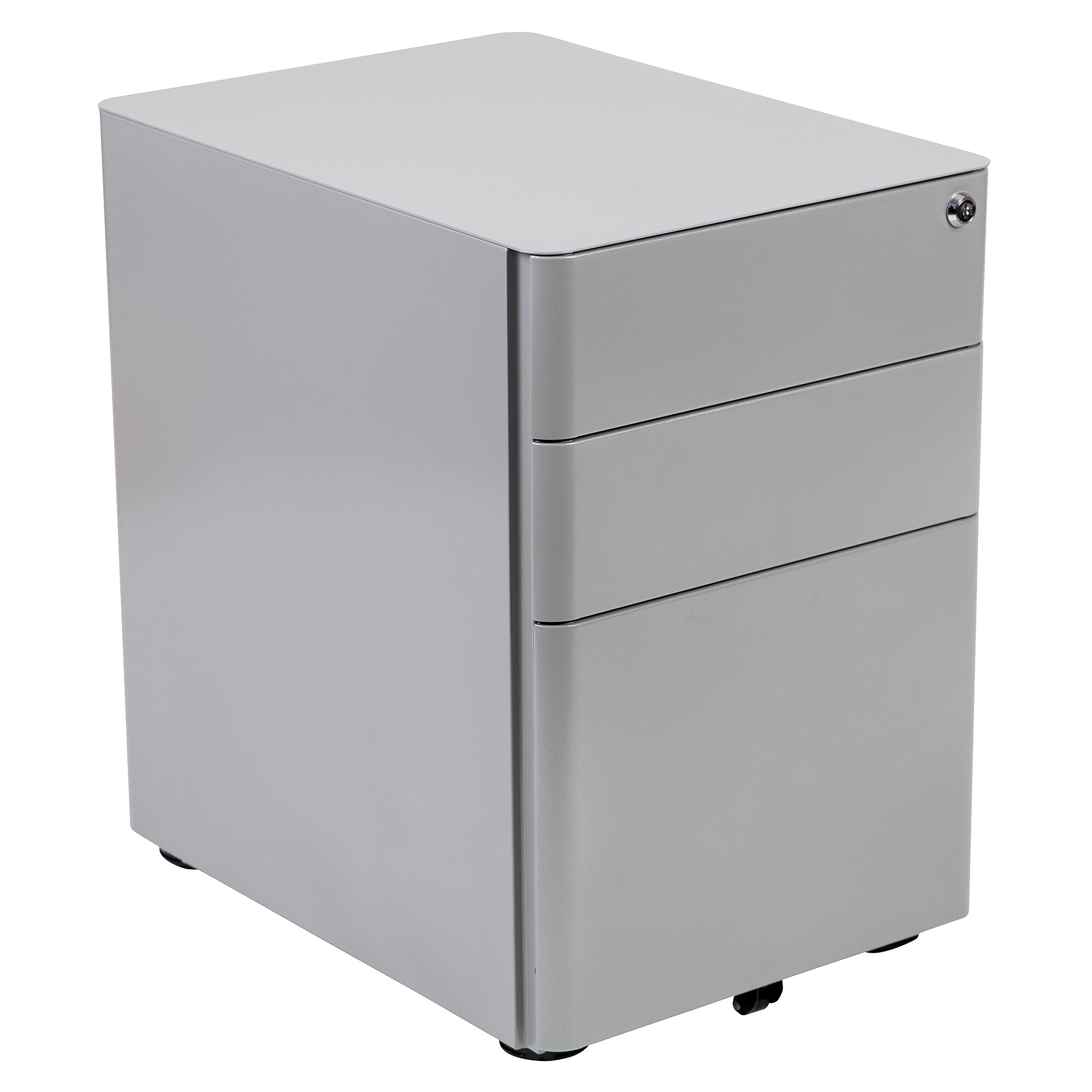 Flash Furniture 3-Drawer Mobile File Cabinet, Letter/Legal Size, 21″D, Gray (HZCHPL01GRY) Sansujyuku sansujyuku.com