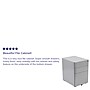Flash Furniture 3-Drawer Cabinet, Legal & Letter Files, Gray, 21" (HZCHPL01GRY)~#|#~sp160199308_sc7
