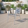 Flash Furniture Restaurant Patio Chair, Aluminum, 4 Pack (4TLH1)~#|#~sp160199798_sc7