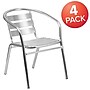 Flash Furniture Restaurant Patio Chair, Aluminum, 4 Pack (4TLH1)~#|#~sp160199799_sc7