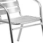 Flash Furniture Restaurant Patio Chair, Aluminum, 4 Pack (4TLH1)~#|#~sp160199804_sc7