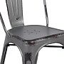Flash Furniture Colorful Restaurant Chair, Silver Gray, 4 Pack (4ET3534SIL)~#|#~sp160199819_sc7