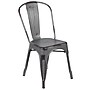Flash Furniture Colorful Restaurant Chair, Silver Gray, 4 Pack (4ET3534SIL)~#|#~sp160199820_sc7