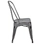 Flash Furniture Colorful Restaurant Chair, Silver Gray, 4 Pack (4ET3534SIL)~#|#~sp160199822_sc7