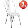 Flash Furniture Colorful Restaurant Chair, White, 4 Pack (4ET3534WH)~#|#~sp160199831_sc7