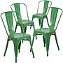 Flash Furniture Colorful Restaurant Chair, Green, 4 Pack (4CH31230GN)~#|#~sp160200102_sc7
