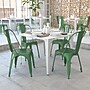 Flash Furniture Colorful Restaurant Chair, Green, 4 Pack (4CH31230GN)~#|#~sp160200110_sc7