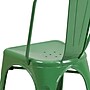 Flash Furniture Colorful Restaurant Chair, Green, 4 Pack (4CH31230GN)~#|#~sp160200116_sc7