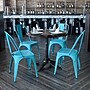 Flash Furniture Colorful Restaurant Chair, Crystal Teal-Blue, 4 Pack (4ET3534CB)~#|#~sp160200193_sc7