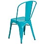 Flash Furniture Colorful Restaurant Chair, Crystal Teal-Blue, 4 Pack (4ET3534CB)~#|#~sp160200198_sc7