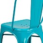 Flash Furniture Colorful Restaurant Chair, Crystal Teal-Blue, 4 Pack (4ET3534CB)~#|#~sp160200199_sc7