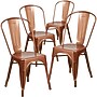 Flash Furniture Colorful Restaurant Chair, Copper, 4 Pack (4ET3534POC)~#|#~sp160200212_sc7