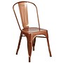 Flash Furniture Colorful Restaurant Chair, Copper, 4 Pack (4ET3534POC)~#|#~sp160200231_sc7