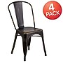 Flash Furniture Colorful Restaurant Chair, Copper, 4 Pack (4ET3534COP)~#|#~sp160200242_sc7